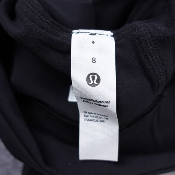 New Lululemon Size 8 Align Asymmetrical Bra A/B Light Support BLK Black $58 - Picture 6 of 8